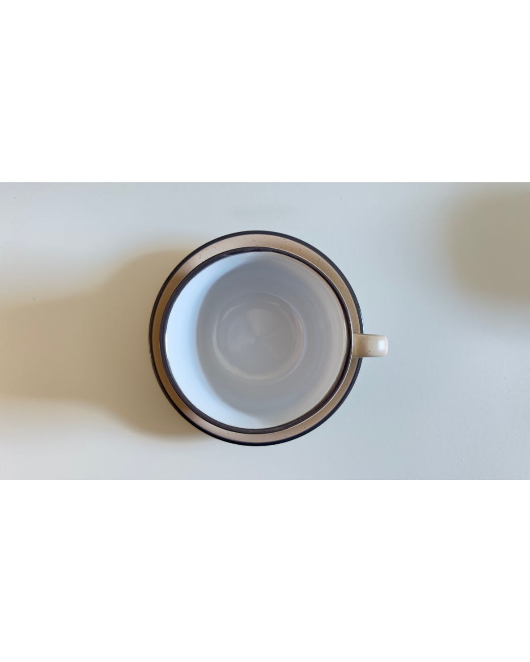 Branded 10oz Ceramic Latte Mug and Saucer